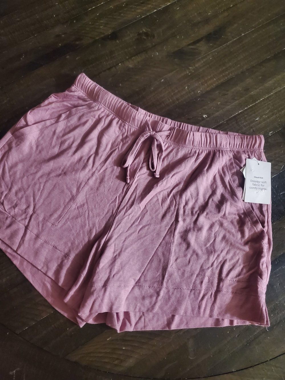 Auden Mauve Pink Drawstring Lounge Shorts